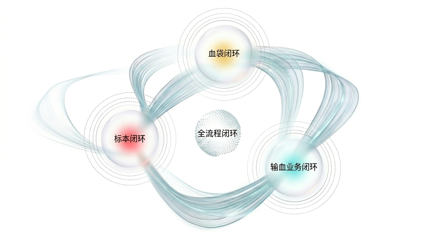 三大核心闭环背景示意图